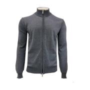 Heren Grijze Cardigan met Rits Bikkembergs , Gray , Heren