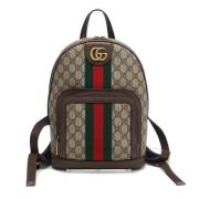 Pre-owned Coated canvas gucci-bags Gucci Vintage , Beige , Dames