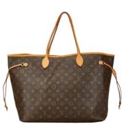 Pre-owned Canvas louis-vuitton-bags Louis Vuitton Vintage , Brown , Da...