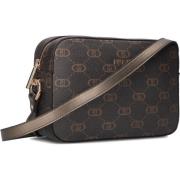 Bruine Crossbody Schoudertas met Logo Print Design Liu Jo , Brown , Da...