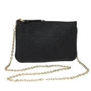 Pre-owned Leather louis-vuitton-bags Louis Vuitton Vintage , Black , D...