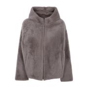 Moon Lacon Jacket Yves Salomon , Gray , Dames