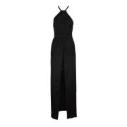 Slim Fit Maxi Jurk Nenette , Black , Dames