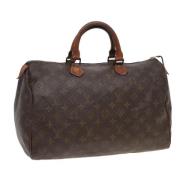 Pre-owned Canvas handbags Louis Vuitton Vintage , Brown , Dames