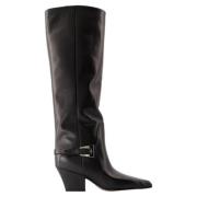 Leather boots Paris Texas , Black , Dames