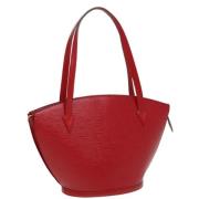 Pre-owned Leather louis-vuitton-bags Louis Vuitton Vintage , Red , Dam...