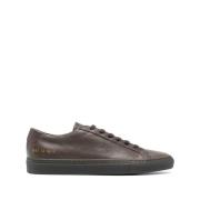 Donkerbruine Lage Sneaker Common Projects , Brown , Heren