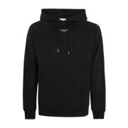 Klassieke Zak Slogan Hoodie Drole de Monsieur , Black , Heren