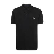 Zwart Eenvoudig Shirt Fred Perry , Black , Heren