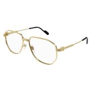 Gouden Optische Bril Ct0484O Stijl Cartier , Yellow , Unisex