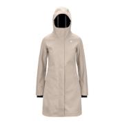 Stijlvolle Herenjas K-Way , Beige , Dames