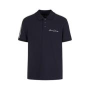 Klassieke Kraag Polo Shirt Armani Exchange , Black , Heren