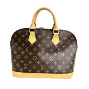 Pre-owned Canvas louis-vuitton-bags Louis Vuitton Vintage , Brown , Da...