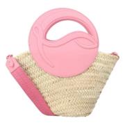 Raffia handbags Christian Louboutin , Pink , Dames