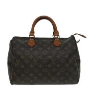 Pre-owned Canvas louis-vuitton-bags Louis Vuitton Vintage , Brown , Da...