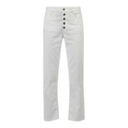 Stijlvolle Zwarte Denim Jeans Dondup , White , Dames