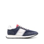 Blauw Wit Tour Low Sneakers Philippe Model , Blue , Heren