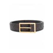 Gouden Fond Riem 2132 Bottega Veneta , Brown , Heren