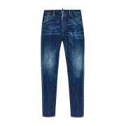 Denim Jeans Pantalone 470 Dsquared2 , Blue , Heren