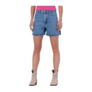 Denagz Hw Shortsor Blauw Jeans Shorts Gestuz , Blue , Dames