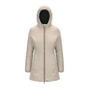 Stijlvolle Herenjas K-Way , Beige , Dames