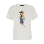 Witte T-shirts en Polos met Polo Bear Polo Ralph Lauren , White , Dame...