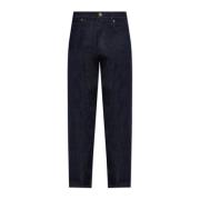 Straight leg jeans Versace , Blue , Heren