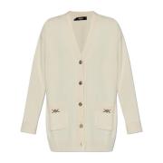 Lange Vest Versace , Beige , Dames