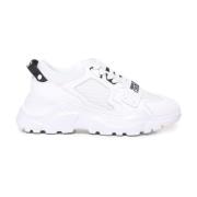 Witte Sneakers voor Mannen Versace Jeans Couture , White , Heren