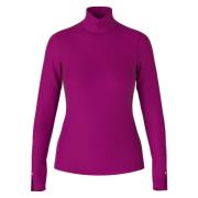 Lange mouwen T-shirt met rolkraag Marc Cain , Pink , Dames