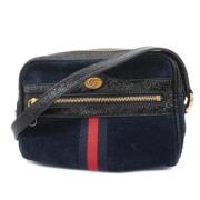 Pre-owned Leather gucci-bags Gucci Vintage , Blue , Dames