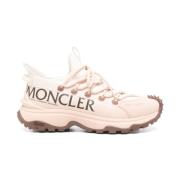 Beige Sneakers Chic Style Moncler , Beige , Dames