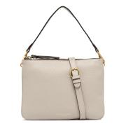 Lam Glenda Leren Handtas Gianni Chiarini , Beige , Dames