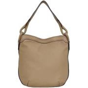 Pre-owned Leather shoulder-bags Loewe Pre-owned , Beige , Dames