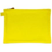 Pre-owned Canvas clutches Hermès Vintage , Yellow , Unisex