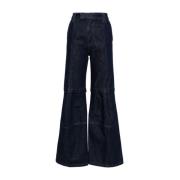 Blauwe Denim Broek Darkpark , Blue , Dames