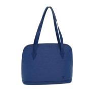 Pre-owned Leather louis-vuitton-bags Louis Vuitton Vintage , Blue , Da...