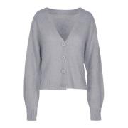 Stijlvolle Cardigan voor Vrouwen NIU , Gray , Dames