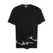 Zwarte Heren T-Shirt Comme des Garçons , Black , Heren