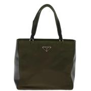 Pre-owned Fabric prada-bags Prada Vintage , Green , Dames