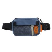 Pre-owned Leather crossbody-bags Coach Pre-owned , Blue , Heren