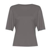 Vrouwelijke Thunderstorm Tee Top Karen by Simonsen , Gray , Dames