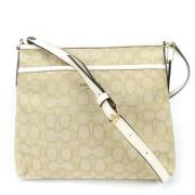 Pre-owned Canvas shoulder-bags Coach Pre-owned , Beige , Dames