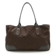 Pre-owned Nylon gucci-bags Gucci Vintage , Brown , Dames