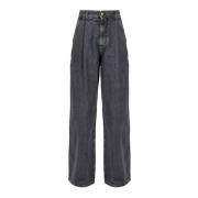 Stijlvolle Jeans voor Dagelijks Gebruik Alysi , Gray , Dames