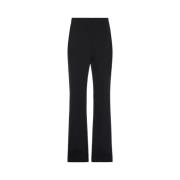 Elegante Broek voor Vrouwen Max Mara Studio , Black , Dames