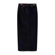 Denim rok Versace , Blue , Dames