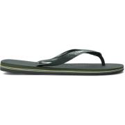 Brazil Logo Zomer Slipper Havaianas , Green , Dames