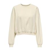 Modieuze Sweatshirt Only , Beige , Dames