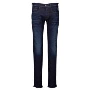 Blauwe Jeans Stijlvol Model Replay , Blue , Heren